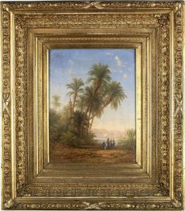 Orientalische Kustenlandschaft by Bernard Fiedler