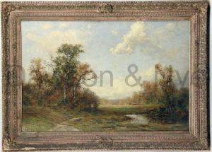 Landscape Etcherand by Edward Loyal Field