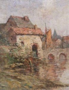 Fishing Village by Edward Loyal Field