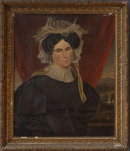 Portrait Of A Lady by Erastus Salisbury Field