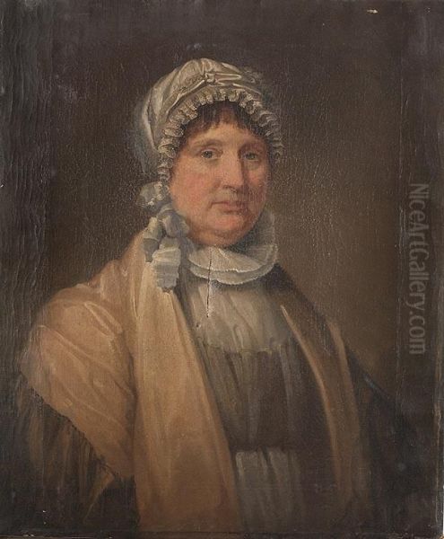 Portrait Of A Woman In Alace Cap. - view 1