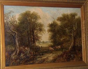 Cattle Watering At A Ford