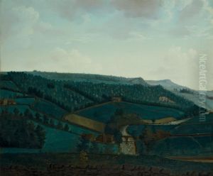 View Of Rough Hay Wood And Lands Adjacent, Sowerby, Near Halifax, Yorkshire by Nathan Theodore Fielding