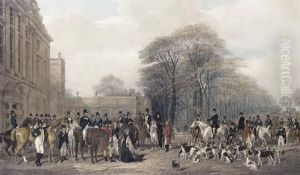 The Elephant And Castle On The Brighton Road by Theodore Fielding
