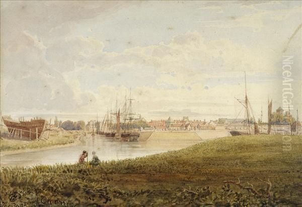 The Port Of Caen - view 1