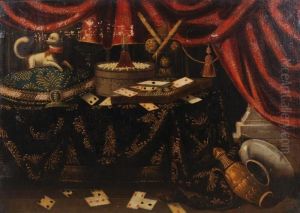 Interno Con Carte Da Gioco