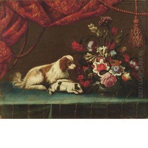 Vaso Di Fiori Con Cagnolini Vaso Di Fiori Con Cagnolini