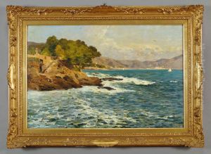 Veduta Della Riviera Ligure Di Levante by Andrea Figari