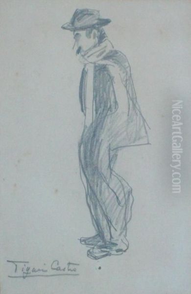 Hombre Con Bufanda - view 1