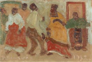 Figuras Negras by Pedro Figari