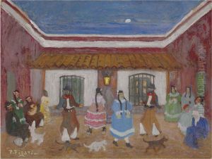Gato De Cuatro by Pedro Figari