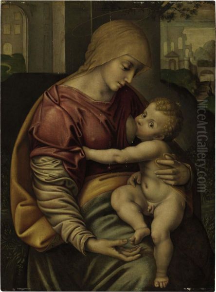 The Madonna Nursing The Christ Child - view 1