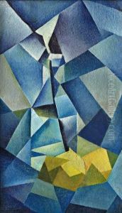 Geometrisch Compositie by Albert Fiks
