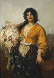 The Remnants Gatherer by Sir Samuel Luke Fildes