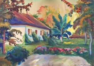 W Ogrodzie by Mieczyslaw Filipkiewicz