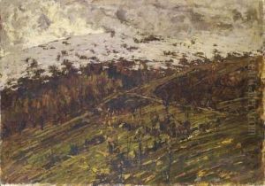 Paesaggio Alpino (prime Nevi) by Francesco Filippini