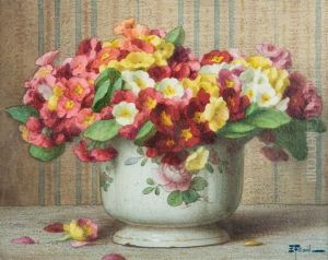 Bouquet De Fleurs by Ernest Filliard