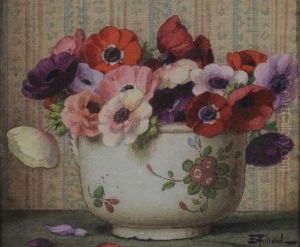 Bouquet De Pavots by Ernest Filliard