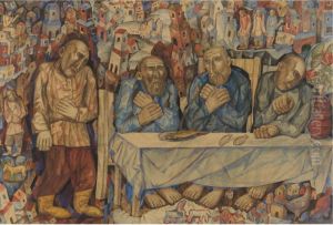 The Last Supper by Pavel Nikolaevitch Filonov