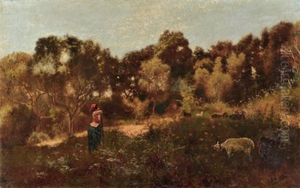 Pastorella Con Gregge - view 1