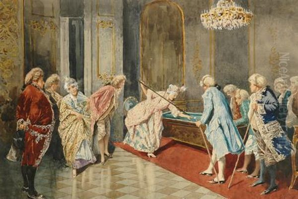 Billiards In The Parlour - view 1