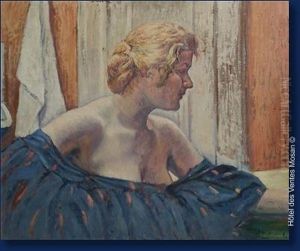 Dans La Salle De Bain by Alfred William Finch