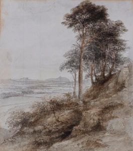 Edinborough (sic) From Dalmahoy Craigs by Daniel Finch