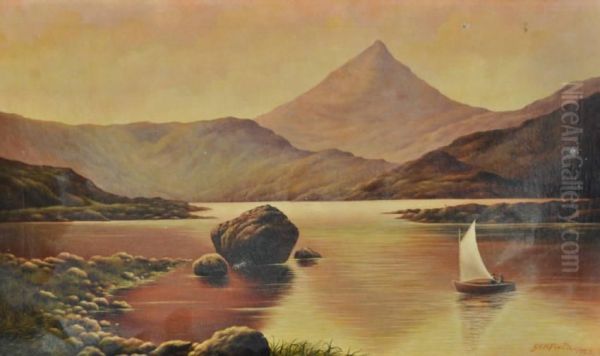 Sunset View Of Snowdon - view 1