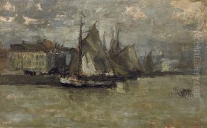 Vue D'un Port by Alfred William (Willy) Finch