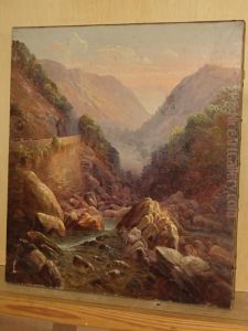 'the Lledr Valley From Pont-y-pant'