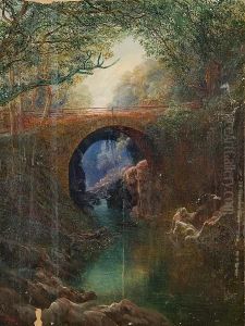 Roman Bridge North Wales by Thomas Finchett