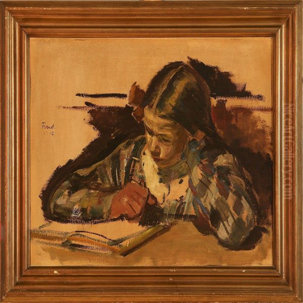 Reading Girl - view 1