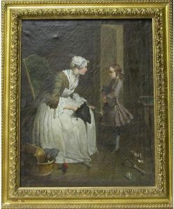 La Servante Et Le Jeune Marquis. by Francois Finet