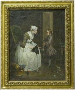 La Servante Et Le Jeune Marquis by Francois Finet