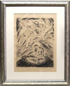 Vision Der Stillenden Maria by Michel Fingesten