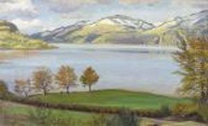 Herbstliche Thunerseelandschaft by Waldemar Fink