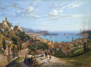 Veduta Del Golfo Di Genova