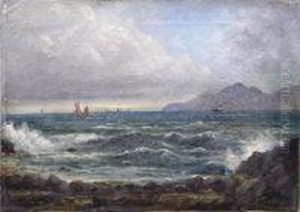Rocky Coast With Shipping Rocky Coast With Shipping