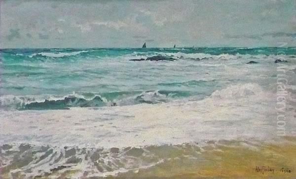 Seascape With Fishing Boats - view 1