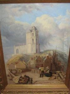 Mont St Michel by Samuel Stevenson Finlay