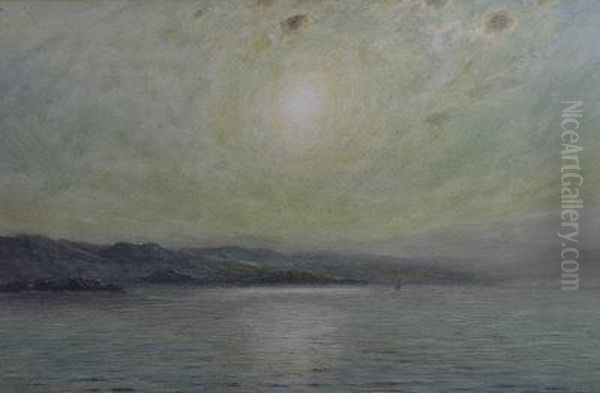 A Coastal Scene At Dawn - view 1