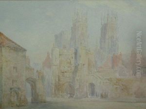 Lincoln Cathedral And City Wall