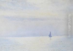Mistyseascape by Herbert John Finn