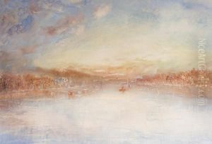 On The Thames by Herbert John Finn