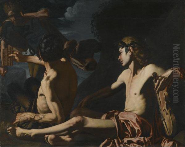 The Musical Contest Between Apollo And Pan - view 1