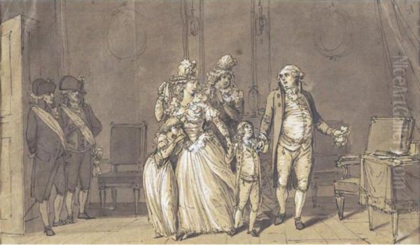 Les Adieux De Louis Xvi, 1791 - view 1