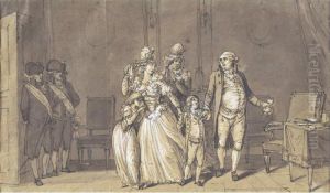 Les Adieux De Louis Xvi, 1791 by Ludovicus Finsonius (see FINSON, Louis)