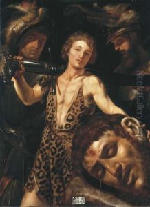 The Triumph Of David Over Goliath by Ludovicus Finsonius (see FINSON, Louis)