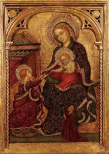 Sposalizio Mistico Di Santa Caterina Con Committente Orante Sposalizio Mistico Di Santa Caterina Con Committente Orante