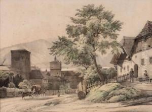 "gmunden Im Salzkammergut" by Johann Heinrich Fischbach